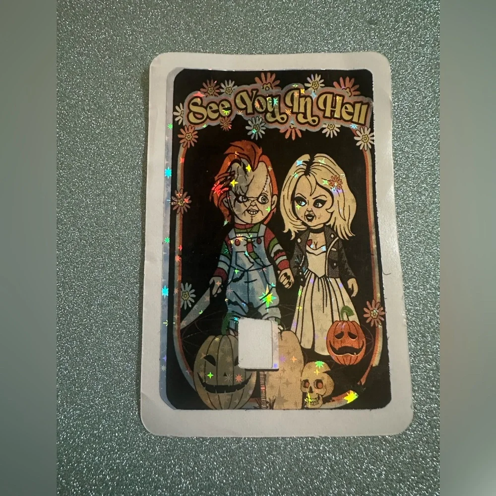 Holographic Horror Credit Card Skin